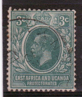 East Africa And Uganda 1921 King George V 3c In Fine Used Condition. - East Africa & Uganda Protectorates