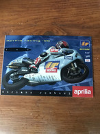 Carte - Autocollant DORIANO ROMBONI - APRILIA Racing 500 CC 1996  MOTO GP   ( Stickercard ) - Sport Moto