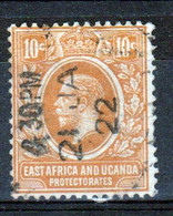 East Africa And Uganda 1921 King George V 10c In Fine Used Condition. - East Africa & Uganda Protectorates