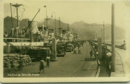 SPAIN - STA. CRUIZ DE TENERIFE - MUELLE - PHOTO BAENA - RPPC POSTCARD 1940s (12228) - Tenerife