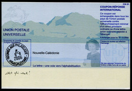 NOUVELLE-CALÉDONIE  International Reply Coupon / Coupon Réponse International - Enteros Postales