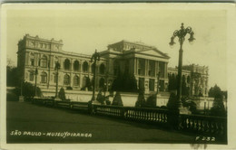 BRASIL - SAO PAULO - MUSEU Y PIRANGA - RPPC POSTCARD - MAILED TO ITALY 1937 (12230) - São Paulo