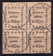Stamp Lithuania 1919  60sk Used Lot#122 - Lituania