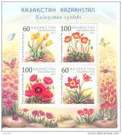 2013.Kazakhstan, Flowers, Poppies & Tulips, S/s, Mint/** - Kasachstan