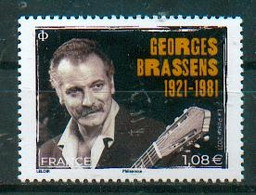 France 2021 - Georges Brassens, Chanteur Français / French Singer - MNH - Chanteurs