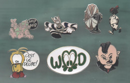 PINS PIN'S DISNEY 1186 EGF PIAF HIP HOP WOD PRISONNIER DEMONS ET MERVEILLE  GARCON  LOT 7 PINS - Disney