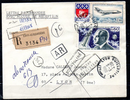 FRANCE. Enveloppe De 1968. Lettre Non Réclamée/Retour à L'envoyeur. - Briefe U. Dokumente