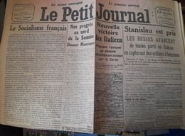 WWI Quotidien Le Petit Journal 13 Aout 1916 Nouvelle Victoire Des Italiens Stanislau Est Pris Les Russes Avancent - Le Petit Parisien