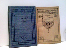 LAvare, Comedie En Cinq Actes. - Livres Scolaires