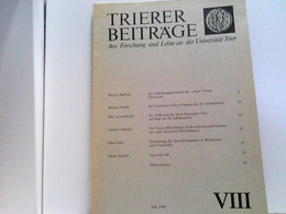 Trierer Beiträge. - Livres Scolaires