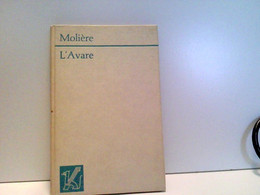 L Avare. Comedie En Cinq Actes. - Lexiques