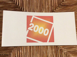 VŒUX AN 2000  *CABINET JUNEGE  14 - Nouvel An