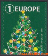 België 2018 - Mi:4874, Yv:4811, OBP:4828, Stamp - XX - Colorful Christmas Europe - Ungebraucht