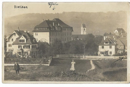 DIETIKON: Aussenquartier, Foto-AK 1919 - Dietikon