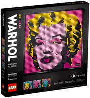 Lego Art - Andy Warhol's MARILYN MONROE Tableau Portrait Déco Réf. 31197 NBO Neuf - Non Classificati