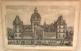 84 Chateau De La Tour D Aigues Avant 1793 - Dessin -ed J Brun - La Tour D'Aigues