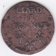 Liard De France Au Buste Juvénile 1656 I Limoges Louis XIV - 1643-1715 Luigi XIV El Re Sole