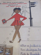 Protège-Cahier/ TONIMALT En Paillettes, En Croquettes/LAIT MONT BLANC /Mes Dessert Et Goûters/ /Vers 1950        CAH319 - Protège-cahiers