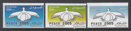 2005 Sudan Peace Agreement   Complete Set Of 3 MNH - Sudan (1954-...)