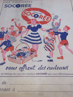Protège-Cahier/Chicorées Socorée / SOCOREE/Collectionnez Les Cocardes Tricolores /EFGE Valenciennes/Vers 1950    CAH320 - Coberturas De Libros
