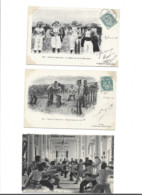 22-175 Ecole Saint Cyr Militaire Lot De 3 Cartes - Casernes