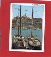 13-----MARSEILLE--le Vieux Port Et Notre-Dame De La Garde---voir 2 Scans - Vieux Port, Saint Victor, Le Panier