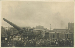 Dép 75 - Paris - Militaria - Guerre 1914-18 - Matériel - Canons - Carte Photo - Captured By The British 4TH Army - War 1914-18