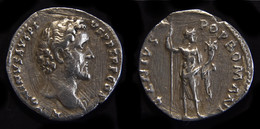 ANTONIN LE PIEUX "tête Nue" DENIER (argent)   R1 Rare ! - 3. La Dinastía Antonina (96 / 192)