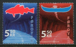 FAEROE ISLANDS 2006 Opening Of Road Tunnel MNH / **.  Michel 572-73; SG 520-21 - Isole Faroer