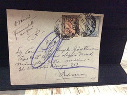 ITALIA Regno Storia Postale Colonie Lettera Dalla Libia Per Roma - Libia