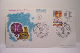 FLASSANS-SUR-ISSOLE  - Bicentenaire Du Premier Vol En Montgolfière - Exposition  Philatelique - 1980-1989