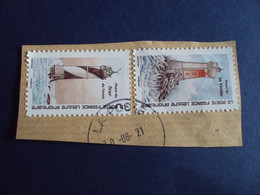 2020-21  ADHESIF  -  Oblitérés  N°  1901-1903  " Phares La Vieille, Four "    Net 0.80 - Used Stamps