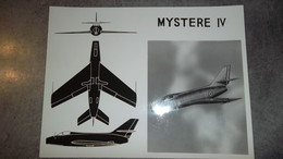 Photo Myster IV Avec Schéma Triptyque - Aviation