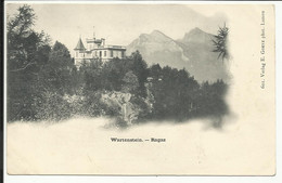 WARTENSTEIN , RAGAZ , Vorläuferkarte ; Carte Précurseur - Stein