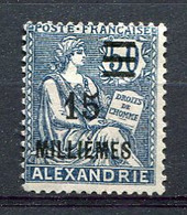 ALEX - Yv. N°  71  (*)  15m S 50c  Bleu   Cote   3 Euro  BE 2 Scans - Nuovi