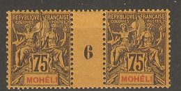 Mohélie _ Millésimes  75c (1906) N°13 - Andere & Zonder Classificatie