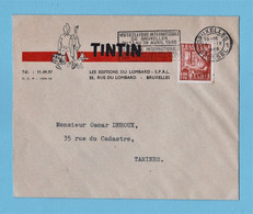 LETTRE À ENTÊTE DES EDITIONS DU LOMBARD TINTIN   1948    HERGE - Unclassified