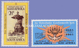 SOUTH AFRICA  1965  DUTCH REFORMED CHURCH ANNIVERSARY S.G. 260-261  U.M. - Ongebruikt