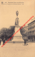 Monument Aux Promoteurs Des Installations Maritimes - St-Jans-Molenbeek - Molenbeek-St-Jean - St-Jans-Molenbeek - Molenbeek-St-Jean