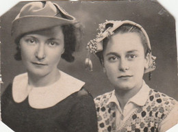 13173. Fotografia Vintage Donne Femme In Posa Primo Piano 1936 Italia - 6x4,5 - Persone Anonimi