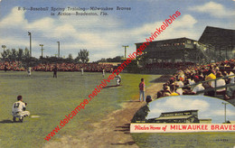 Baseball Spring Training - Milwaukee Braves In Action - Bradenton Florida United States - Baseball - Bradenton