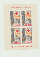 BLOCS   2      NEUFS SANS CHARNIERE      DENTELE - Togo (1960-...)