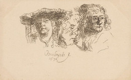 Art Card Rembrandt Born In Leiden 1636  Undivided Back - Leiden