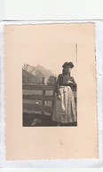 13176. Fotografia Vintage Donna In Costume Tipico Piemonte? - 9,5x6,5 - Anonymous Persons