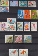 J218– Russie Russia (°)  Obl, 19 Timbres Sur Le Thème Jeux Olympiques - Collezioni