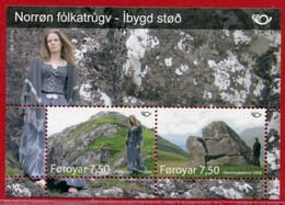 FAEROE ISLANDS 2008 Nordic Myths Block MNH / **.  Michel Block 22;  SG MS563 - Färöer Inseln