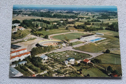Cpm 1977, Hagetmau, Vue Aérienne, L'ensemble Sportif, Landes 40 - Hagetmau