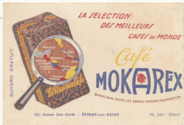 BU 2331 /   BUVARD    CAFE MOKAREX   (20,00 Cm X 13,50 Cm ) - Café & Thé