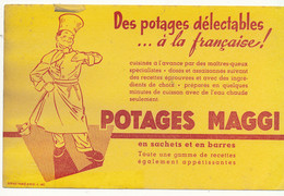 BU 2335 /   BUVARD     POTAGES MAGGI    (21,50 Cm X 13,50 Cm ) - Potages & Sauces