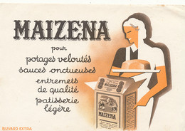 BU 2336 /   BUVARD     MAIZENA    (18,50 Cm X 13,00 Cm ) - Soups & Sauces